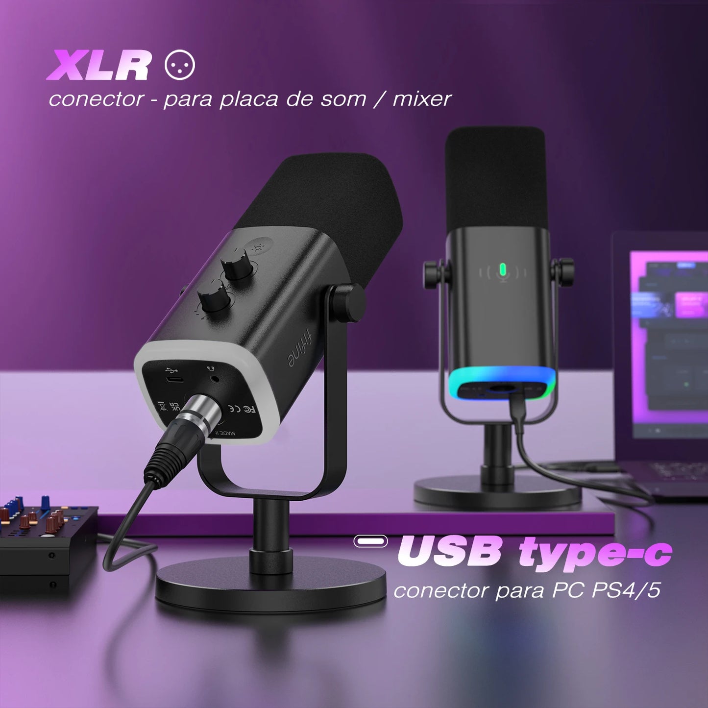 Dynamic Microphone FIFINE USB/XLR