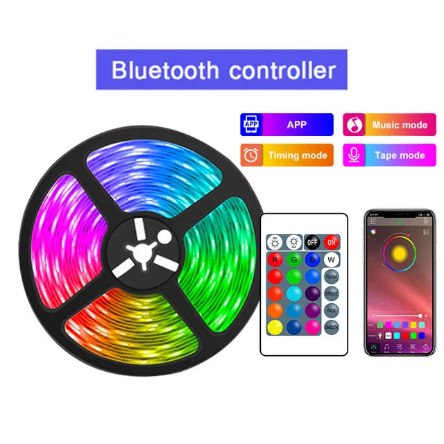 USB LED Strip Lights RGB 5050 Led Light Bluetooth