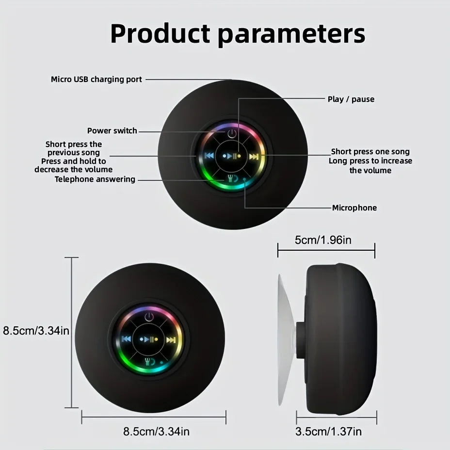 Wireless LED Bluetooth Speaker