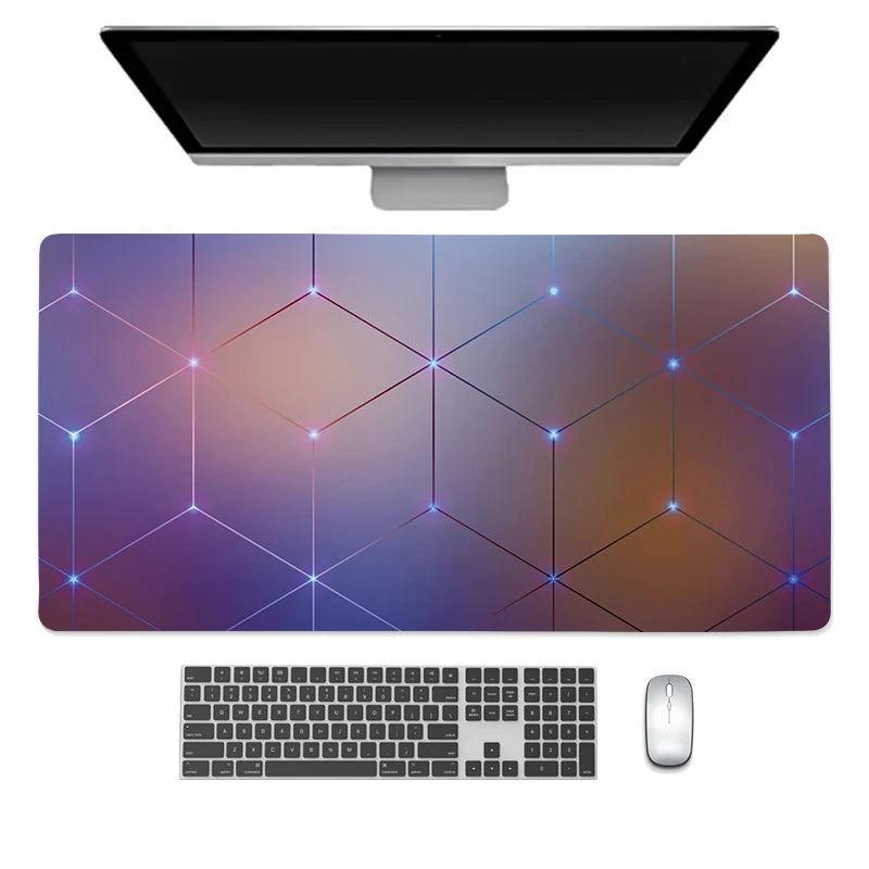 Mouse pad large keyboard desk non-slip