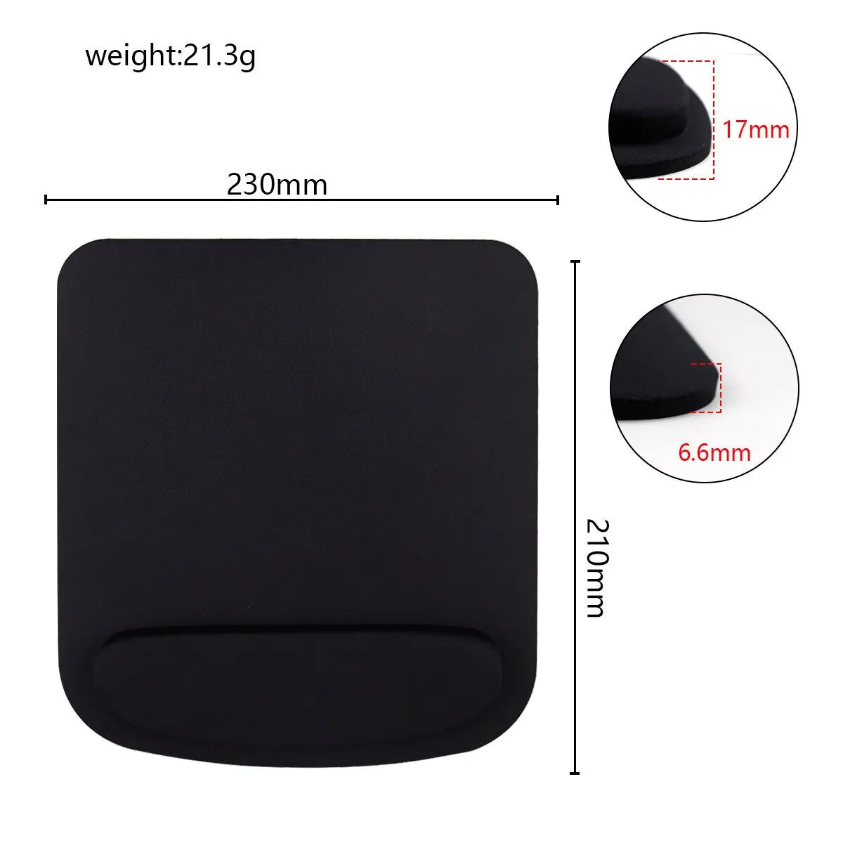 Colorful Wrist Mouse Pad Non Slip