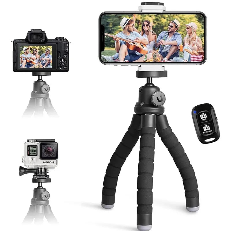 Tripod For Phone Mobile Camera Holder Clip Smartphone